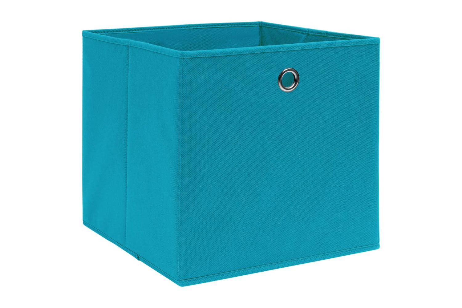 vidaXL 325231 Storage Boxes 4 Pcs Non-woven Fabric 28x28x28cm Baby Blue-2