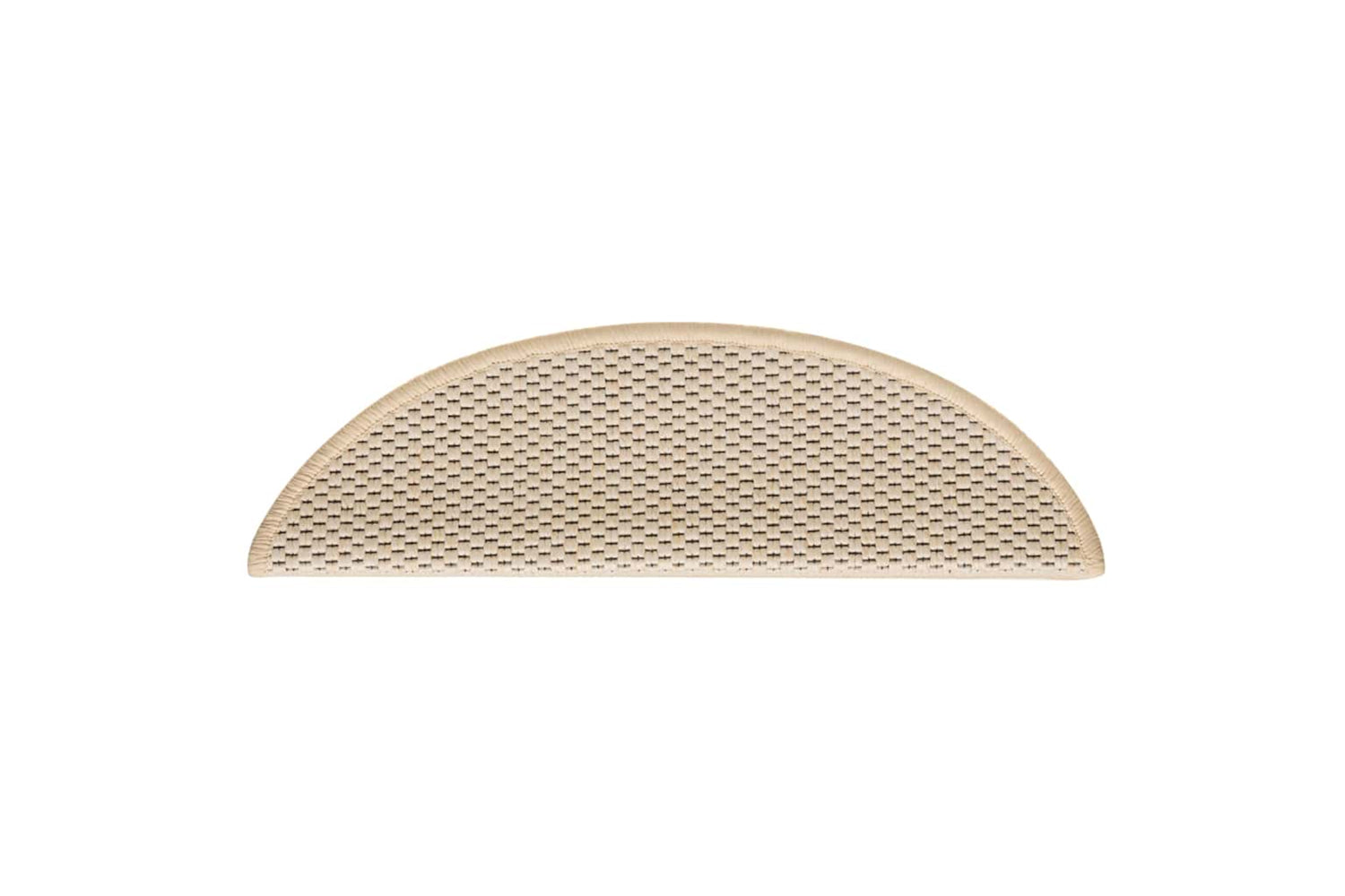 vidaXL 326869 Stair Mats Self-adhesive Sisal-look 15 Pcs 56x17x3cm Cream-4