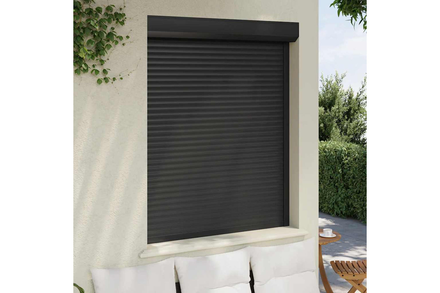 Vidaxl Roller Shutter Aluminium 120x150 Cm Anthracite-3