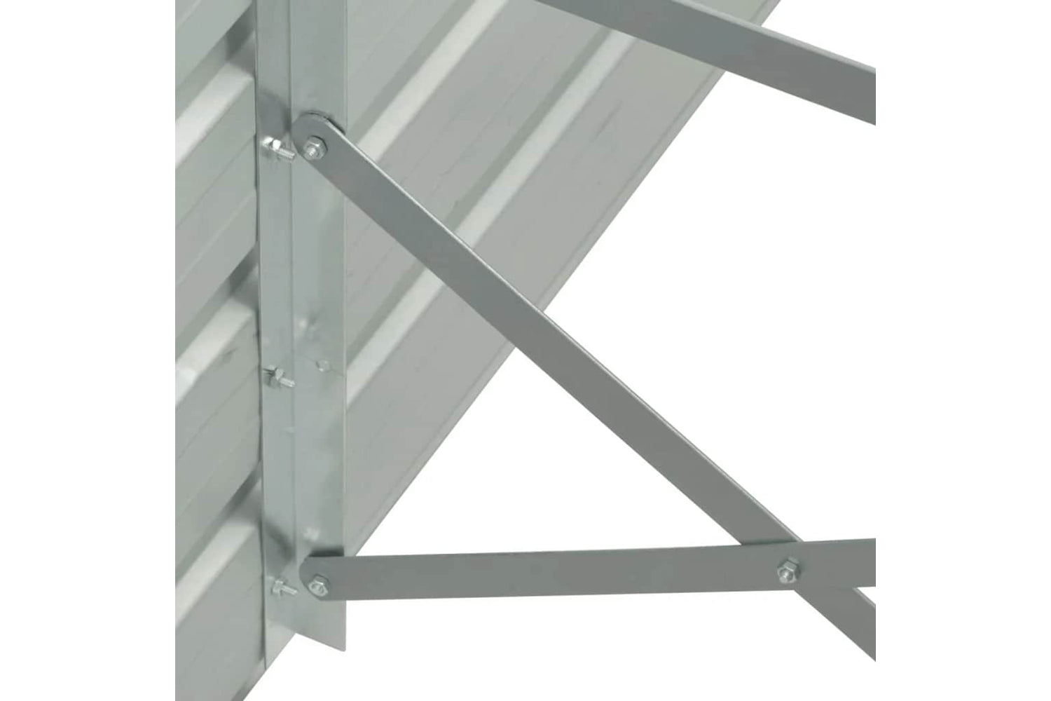 vidaXL 47056 Garden Raised Bed Galvanised Steel 400x80x45cm Grey-5