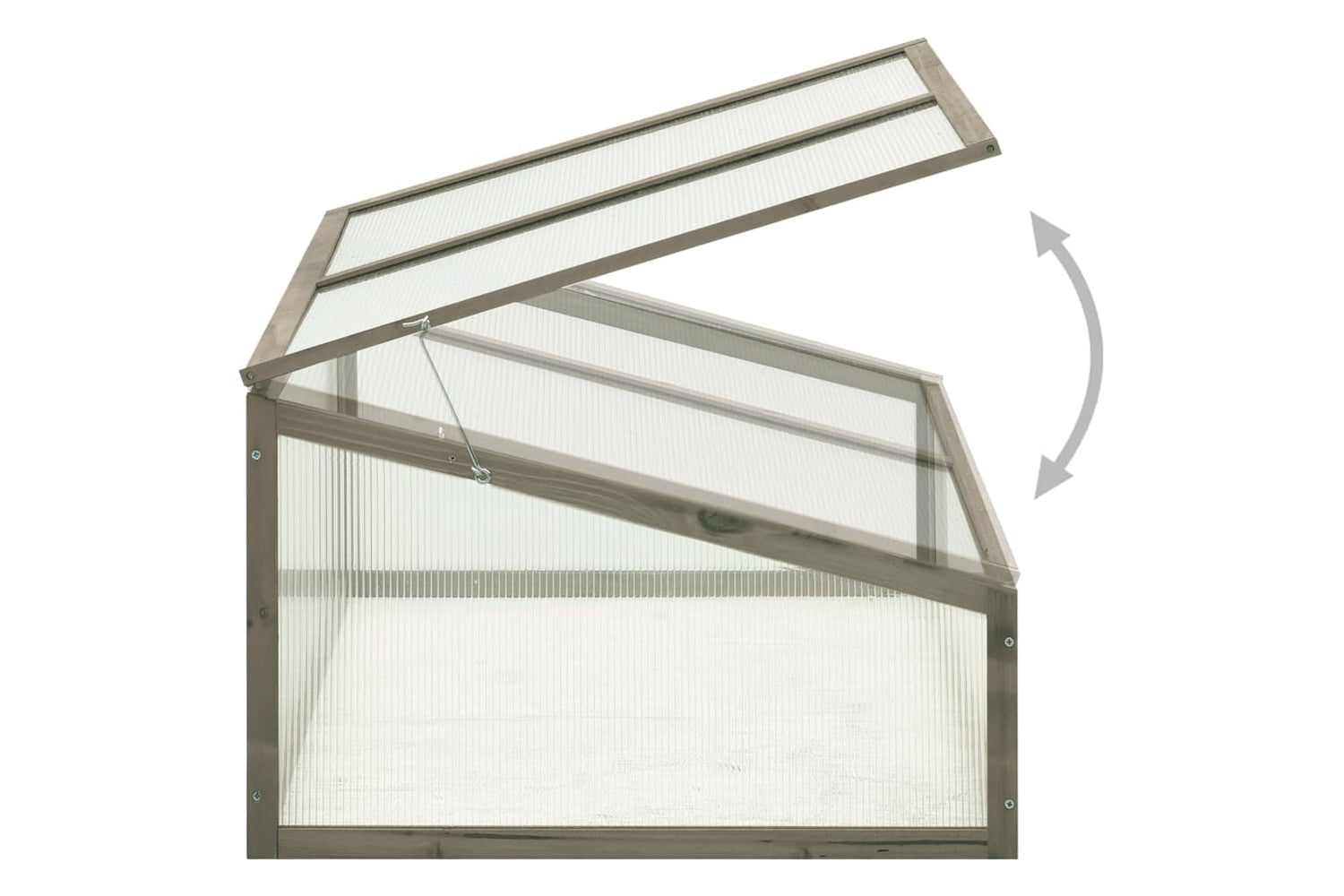 vidaXL 314851 Greenhouse 100x65x40cm Firwood-4