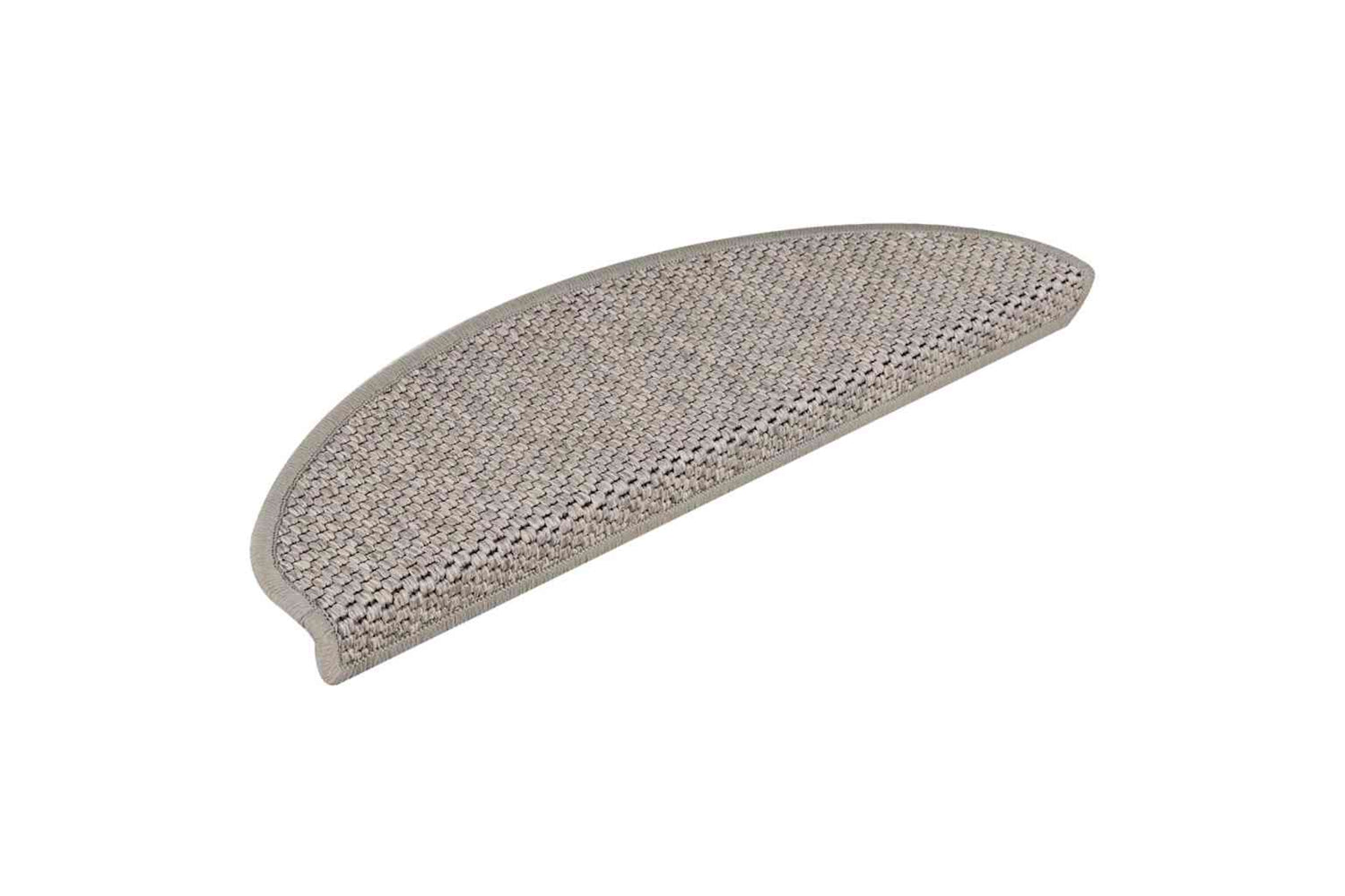 Vidaxl 326871 Stair Mats Self-adhesive Sisal-look 15 Pcs 65x21x4 Cm Silver-2