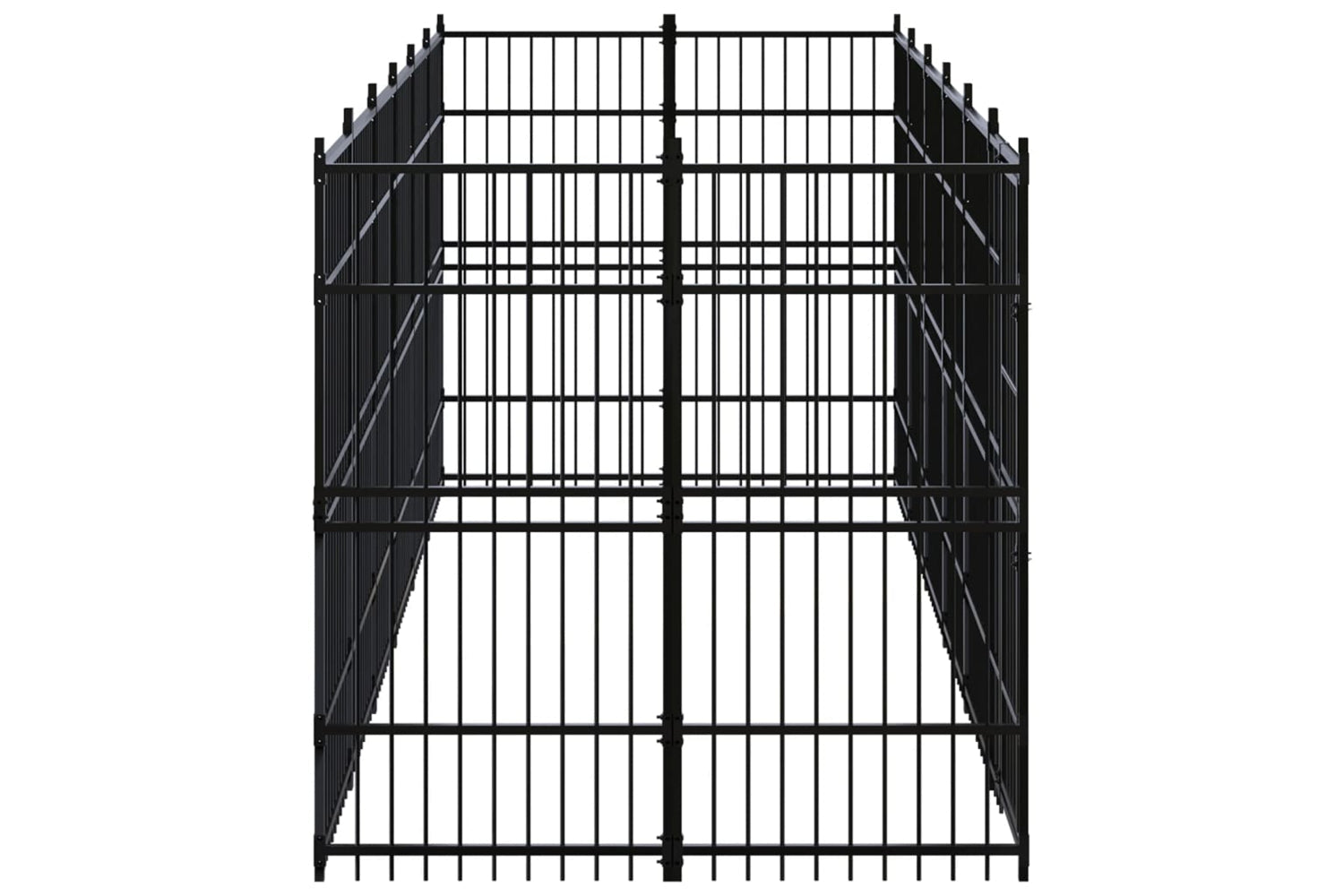 Vidaxl 3097960 Outdoor Dog Kennel Steel 11.06 M2-3
