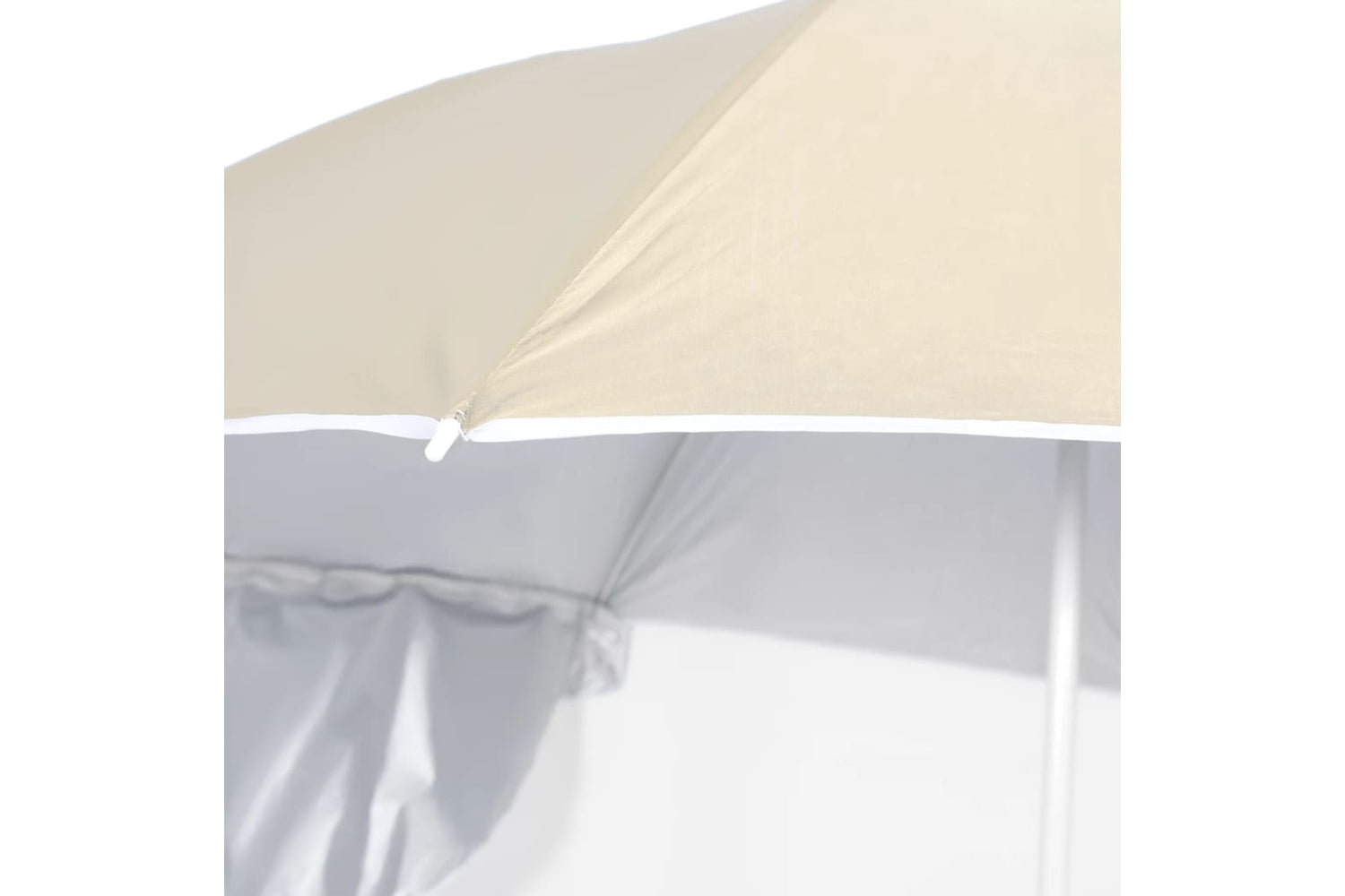 vidaXL 318836 Beach Umbrella With Side Walls Sand 215cm-5