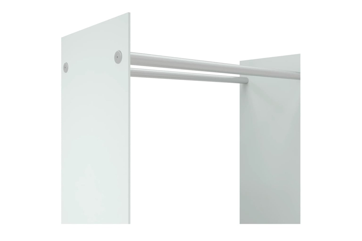 vidaXL 327471 Firewood Rack White 80x35x100cm Tempered Glass-4