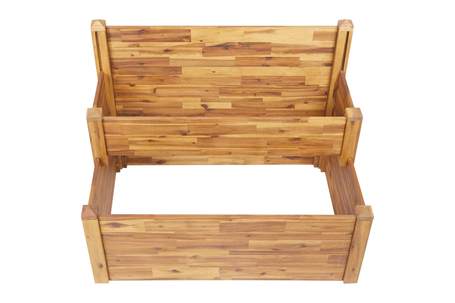 vidaXL 46582 2-tier Garden Planter 110x75x84cm Solid Acacia Wood-4