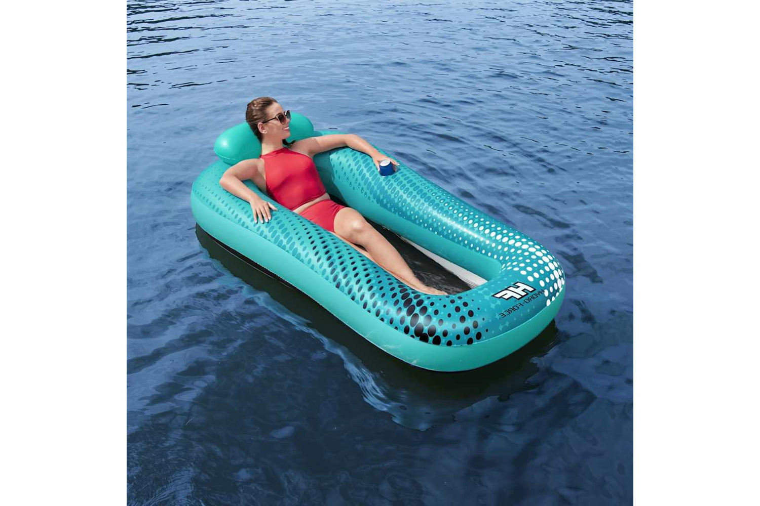 Bestway 93358 Hydro Force Sol Venture Mesh Lounge Float 188x109 Cm Blue-2