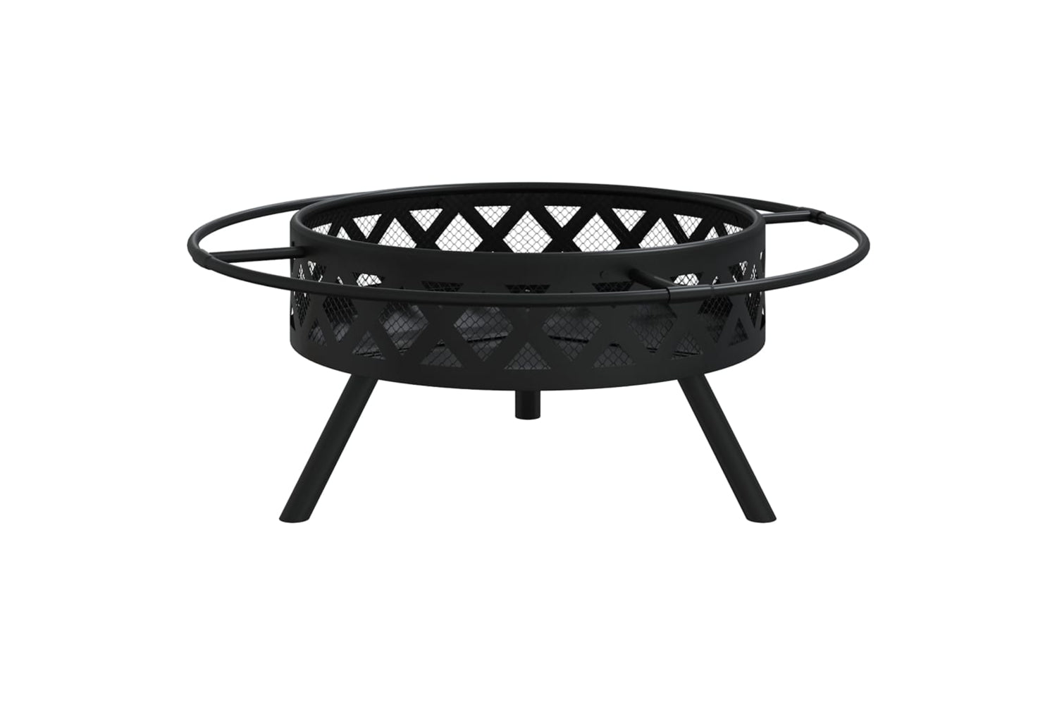 vidaXL 360058 Fire Pit With Poker 70cm Xxl Steel-3