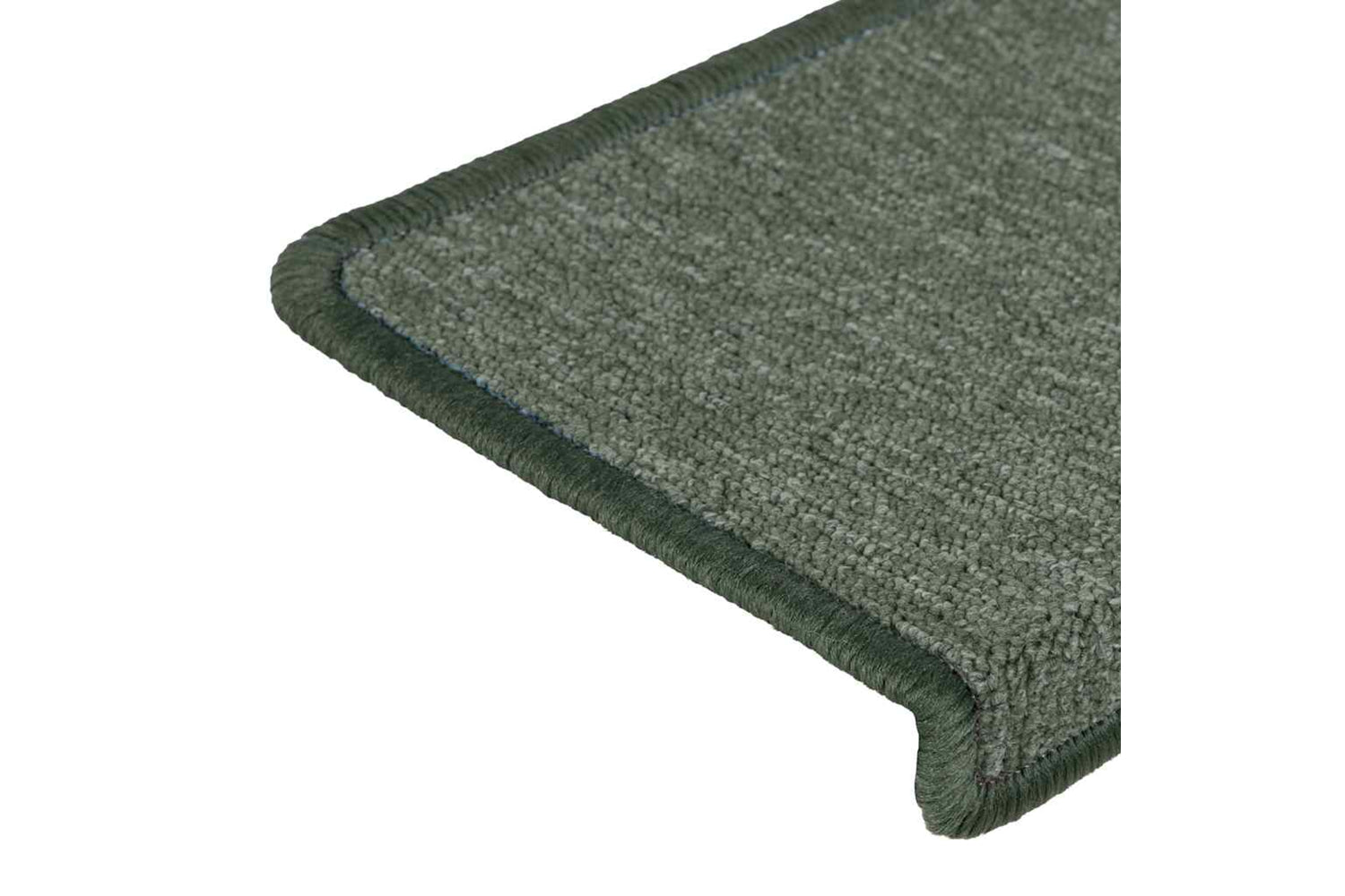 vidaXL 326193 Carpet Stair Treads 15 Pcs 65x21x4cm Green-6