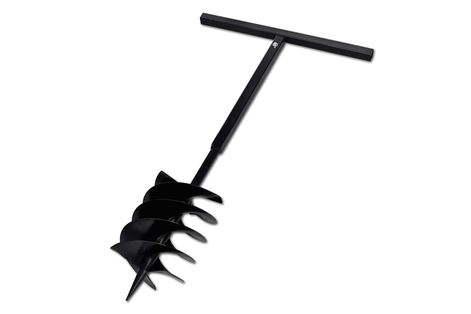vidaXL 270536 Ground Drill With Handle 200mm With Extension Tube 9 M Steel-5