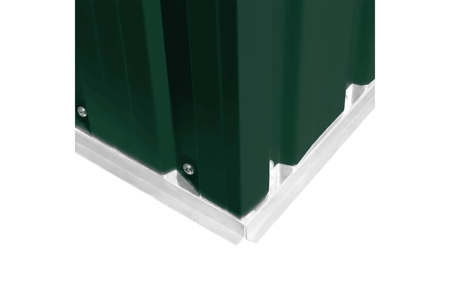 vidaXL 143340 Garden Shed 257x298x178cm Metal Green-8