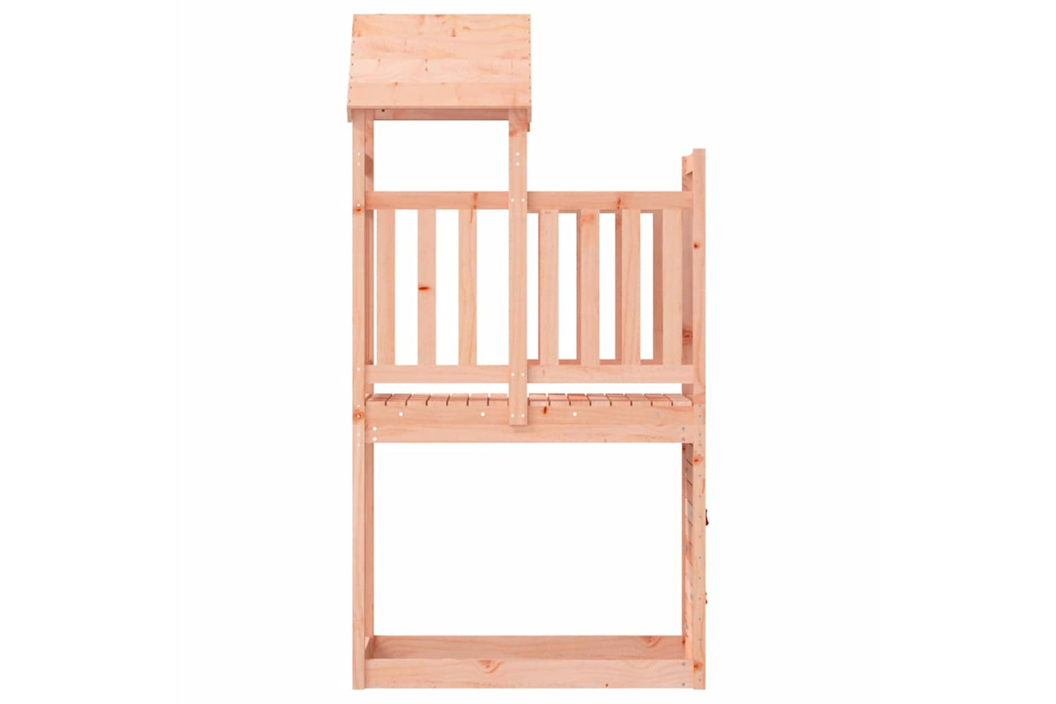 Vidaxl Play Tower With Rockwall 53x110.5x214 Cm Solid Wood Douglas-4