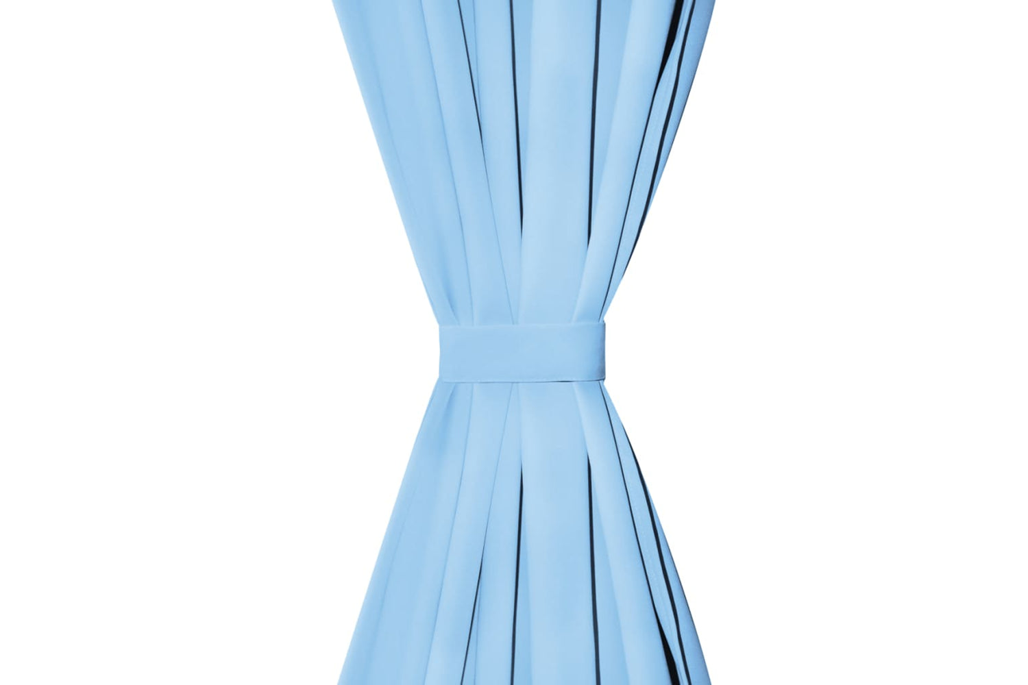 vidaXL 132207 Blackout Curtains 2 Pcs With Metal Eyelets 135x175cm Turquoise-3