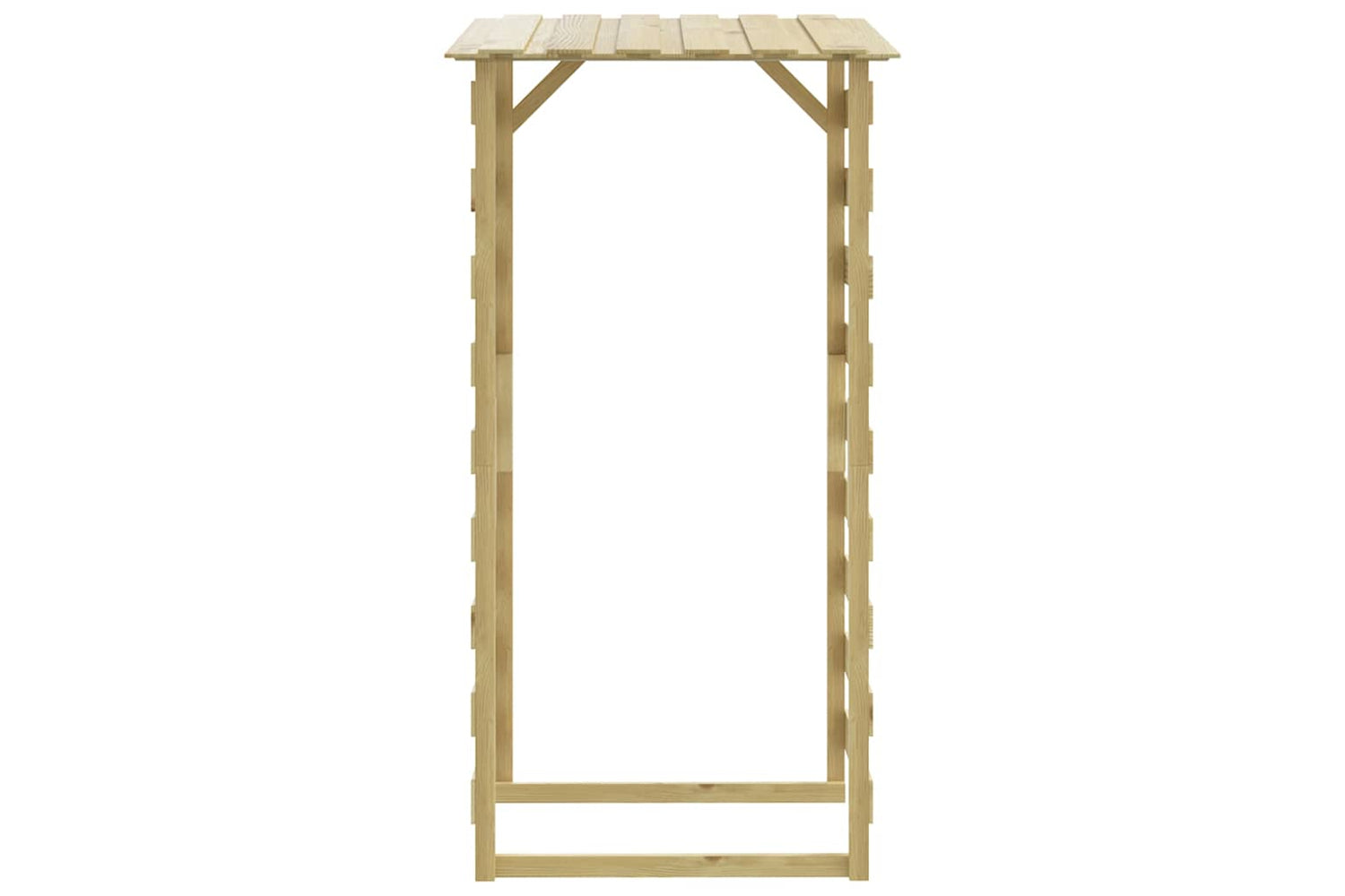 vidaXL 3096649 Pergolas With Roofs 3 Pcs 100x90x200cm Impregnated Pinewood-3