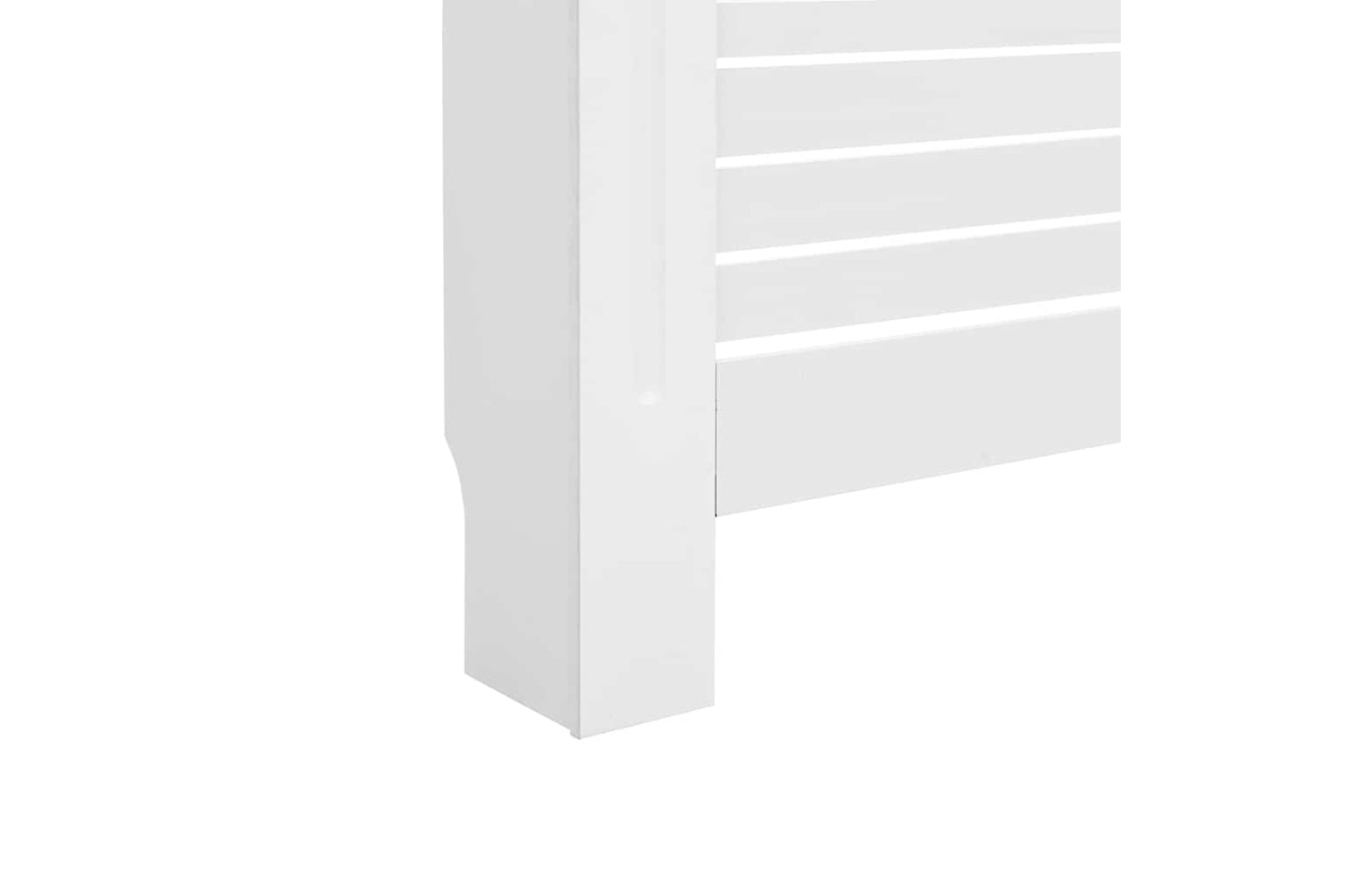 vidaXL Radiator Cover White 152x19x81.5cm Mdf-6