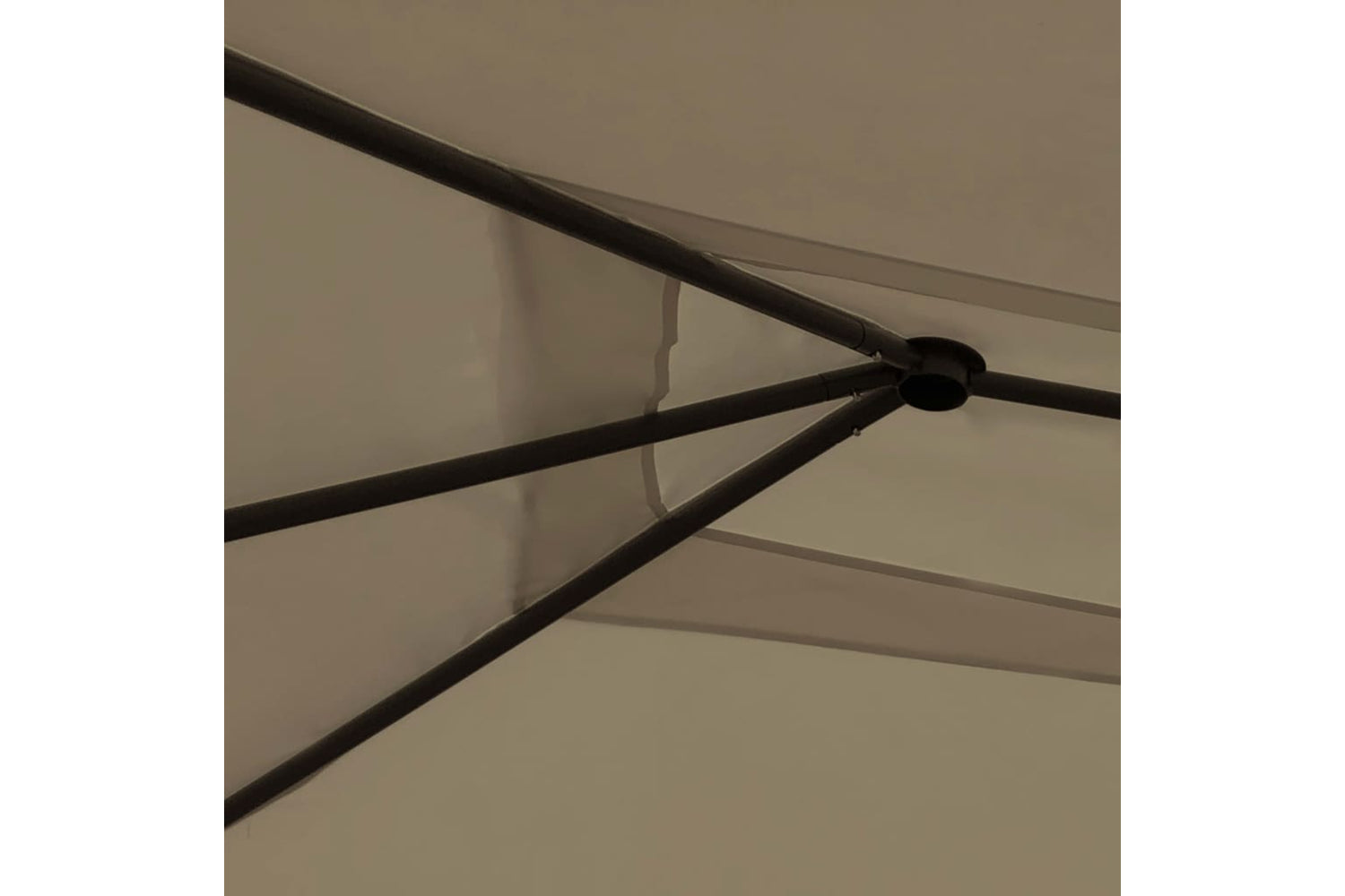 Vidaxl 313612 Gazebo With Post Covers 3x4x2.6 M Taupe 160 G/mâ²-3