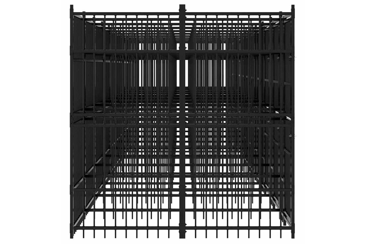 Vidaxl 3097945 Outdoor Dog Kennel Steel 18.43 M2-5