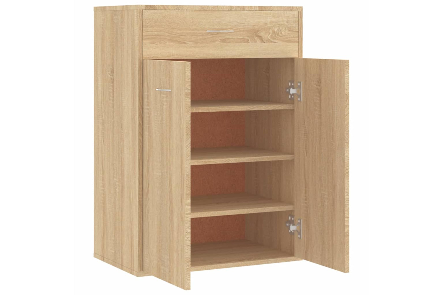 vidaXL 801074 Shoe Cabinet Sonoma Oak 60x35x84cm Engineered Wood-6