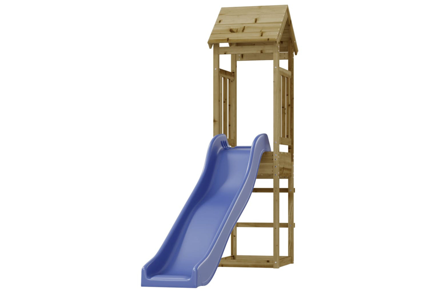 Vidaxl 3155809 Playhouse With Slide Impregnated Wood Pine-3