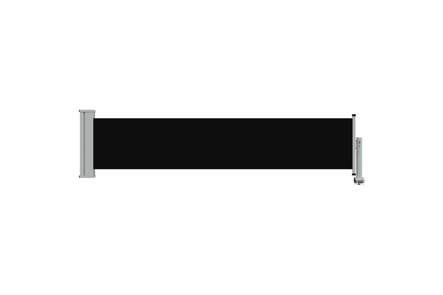 vidaXL 48352 Patio Retractable Side Awning 60x300cm Black-3