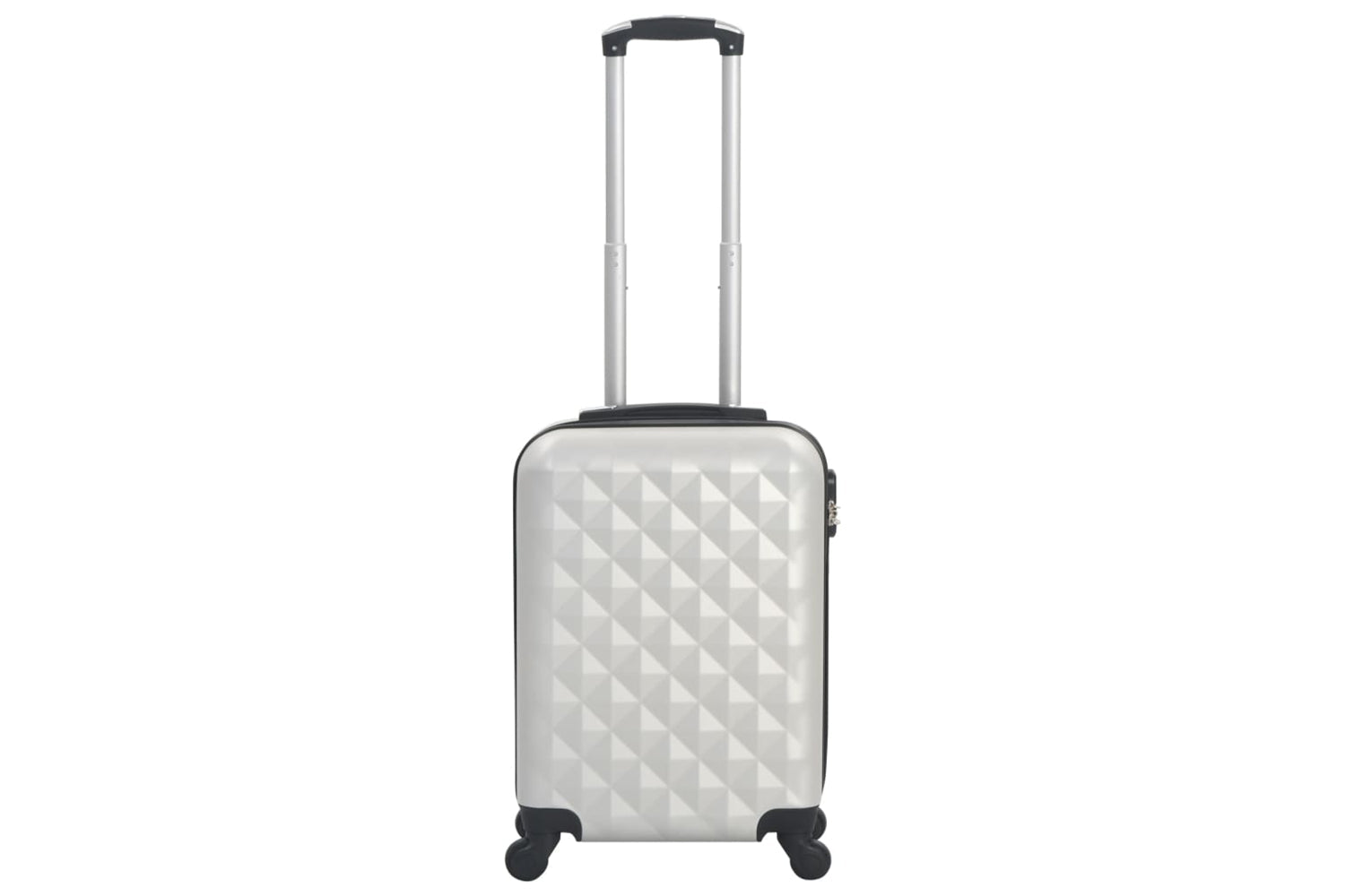 vidaXL 91892 Hardcase Trolley Bright Silver Abs-2