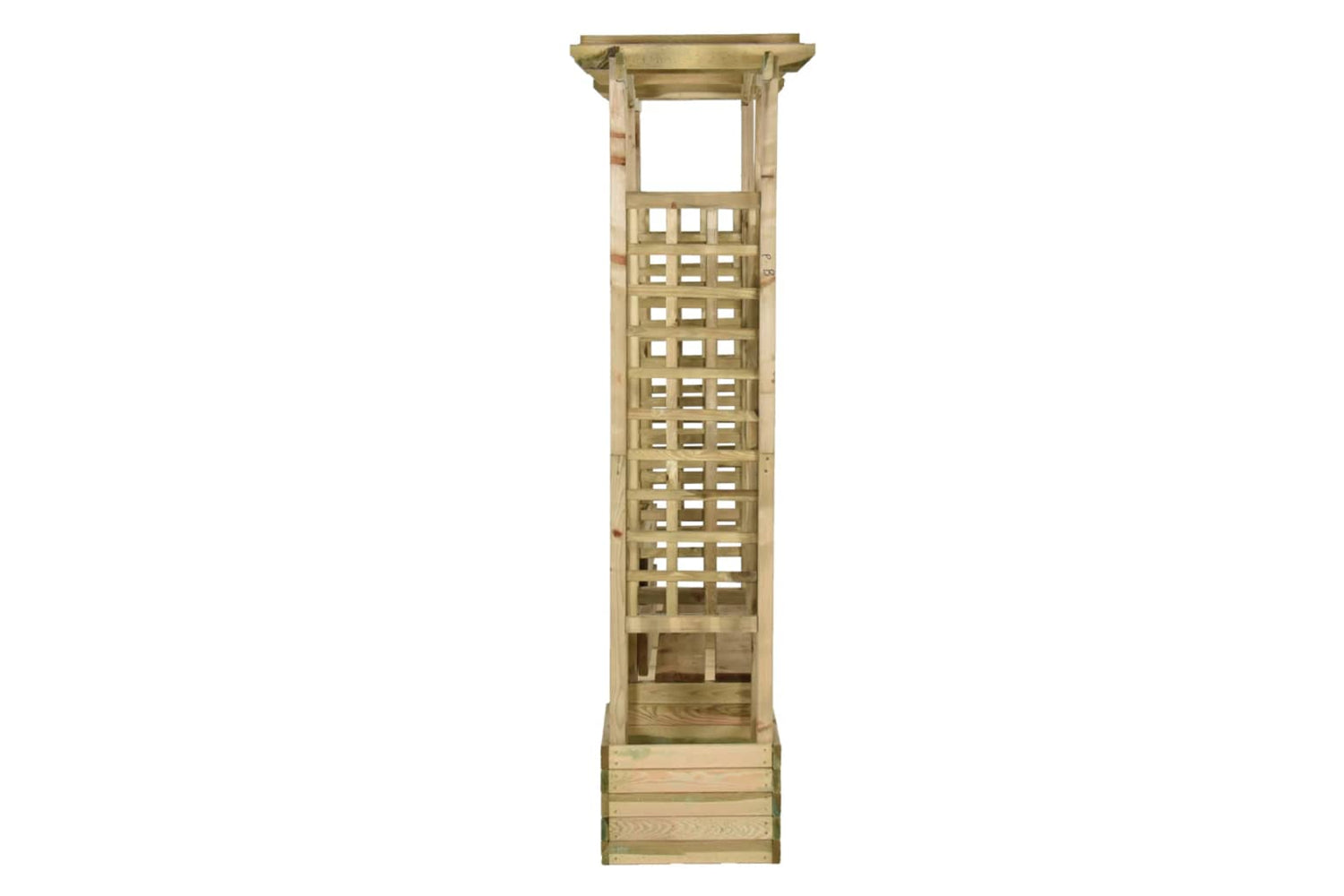 Vidaxl 318566 Garden Pergola With Bench&planters Impregnated Solid Wood Pine-3
