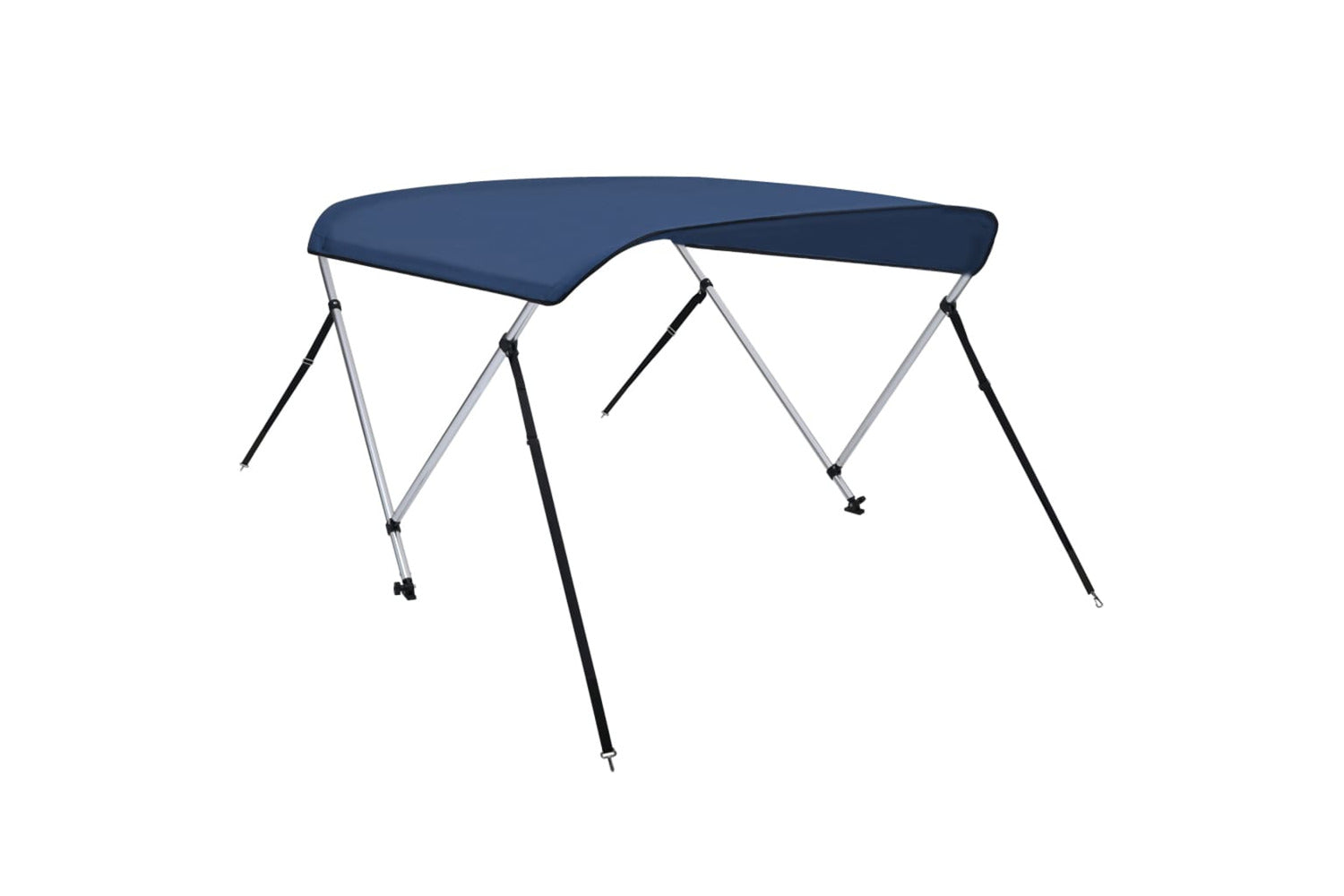 vidaXL 93126 2 Bow Bimini Top Navy Blue 150x120x110cm-5