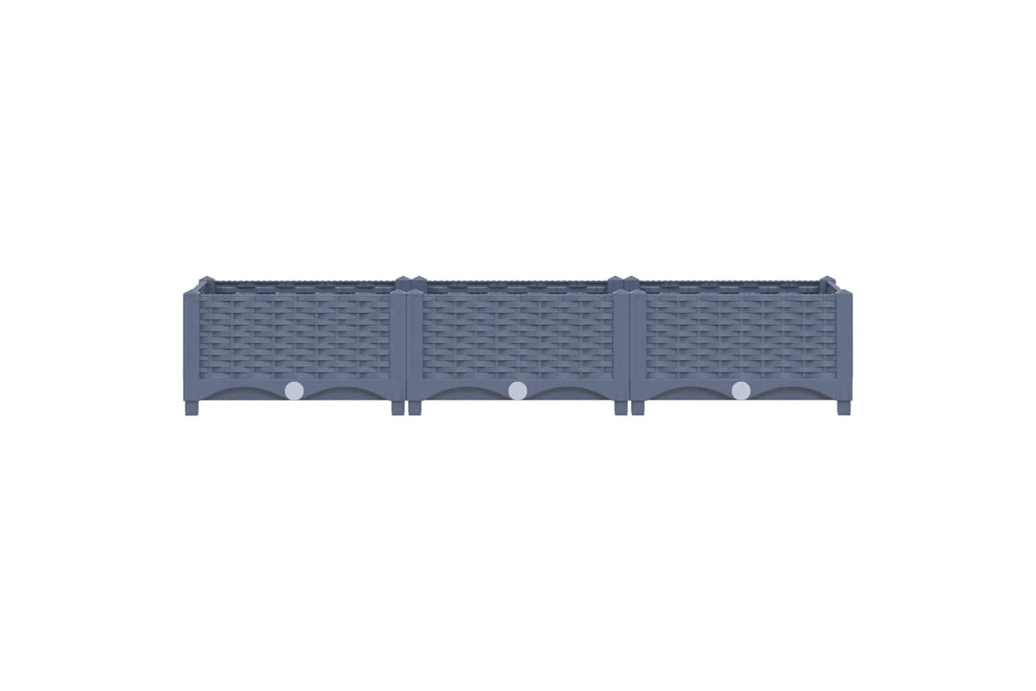 vidaXL Raised Bed 120x40x23cm Polypropylene-2