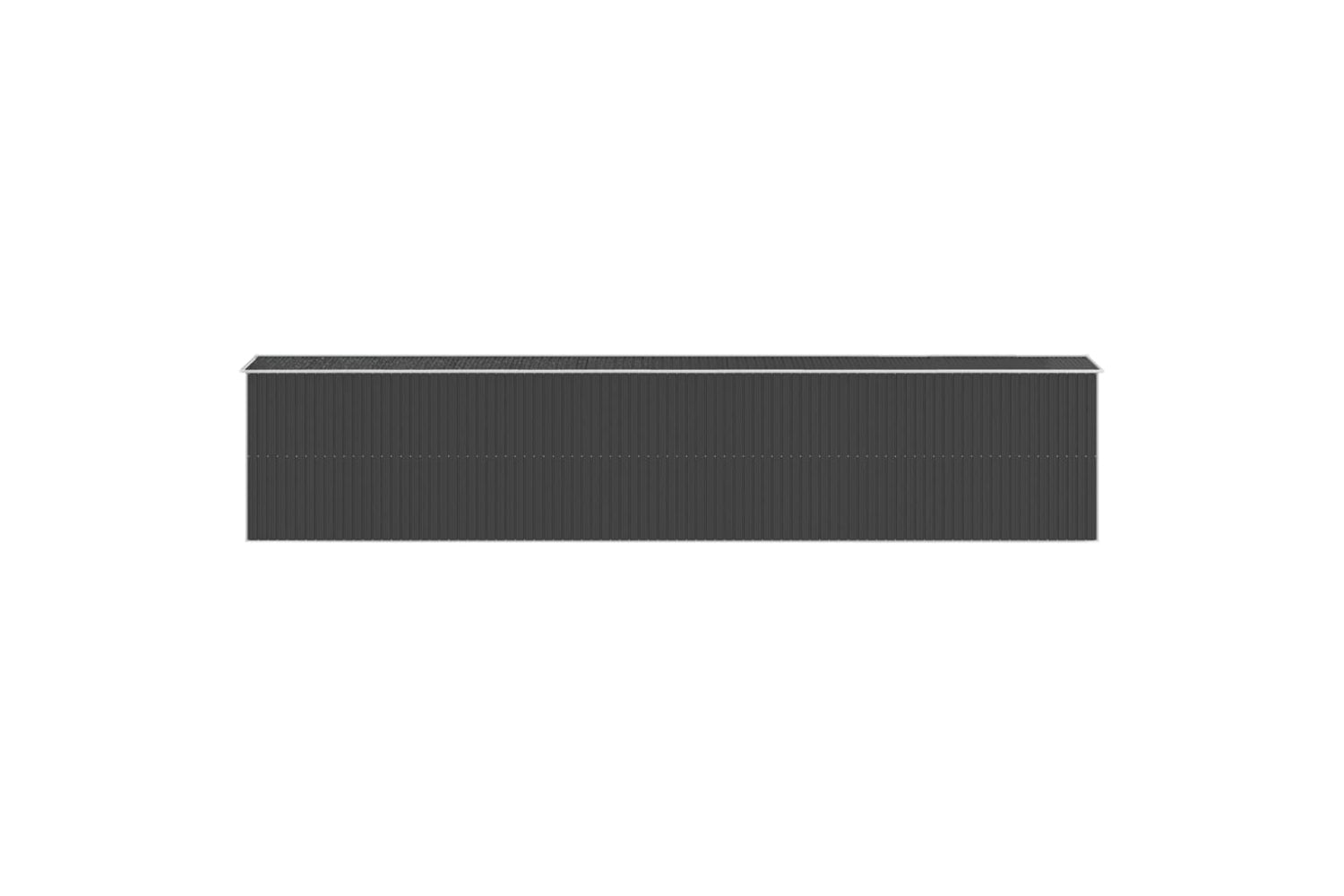 vidaXL 3147459 Garden Shed Anthracite 192x1021x223cm Galvanised Steel-4