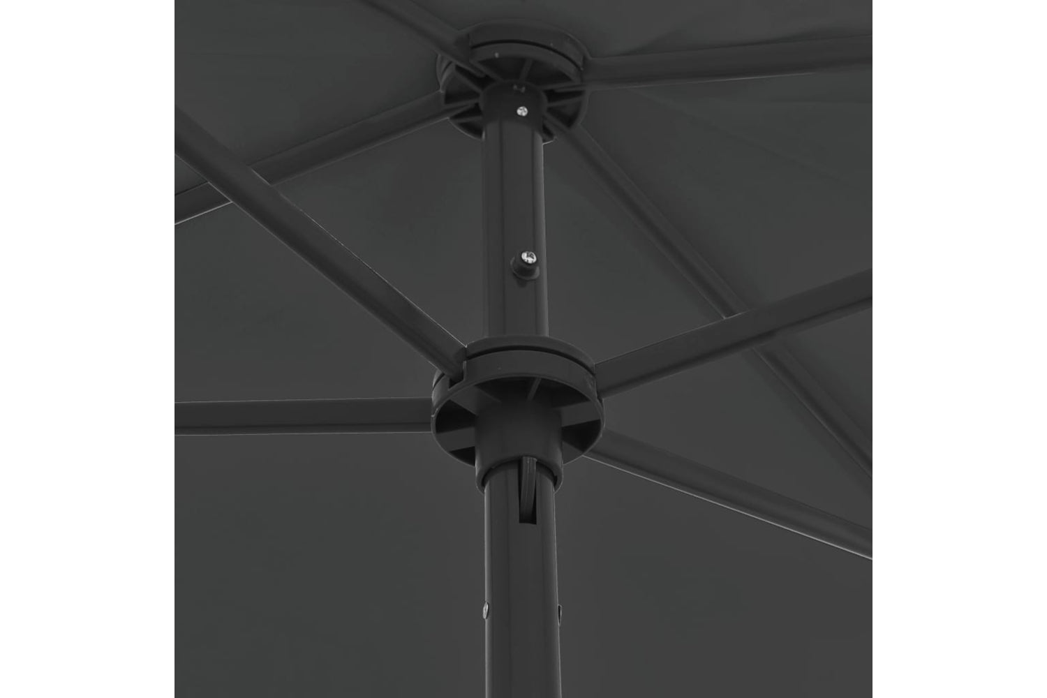 vidaXL 314721 Beach Umbrella Anthracite 180x120cm-7