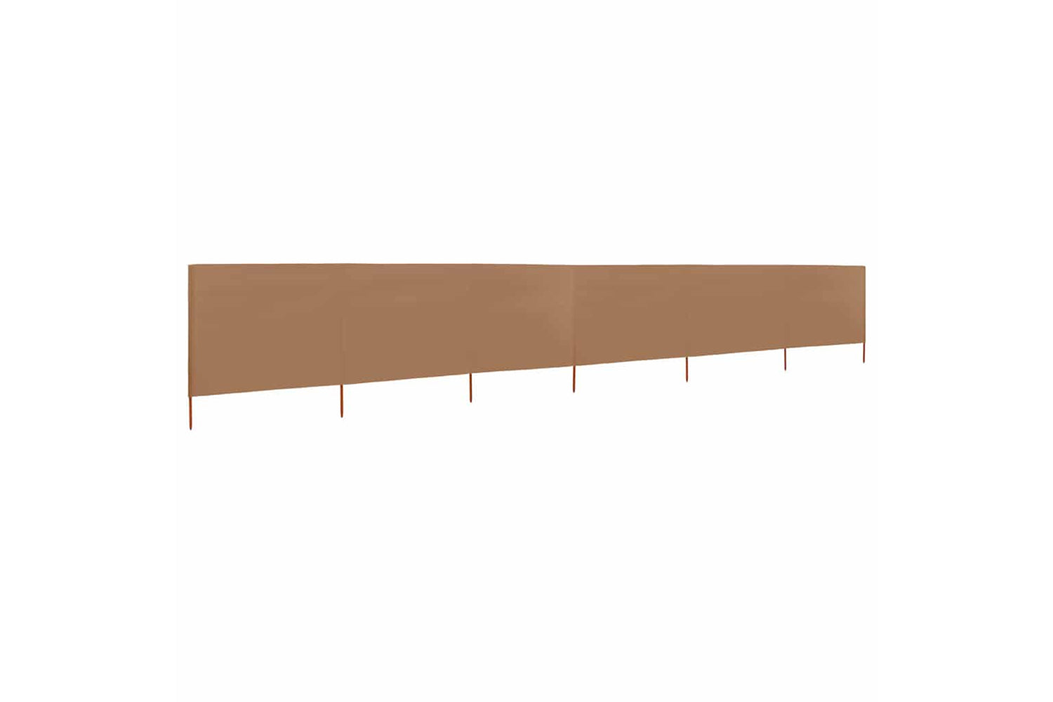 vidaXL 47177 6-panel Wind Screen Fabric 800x120cm Taupe-2