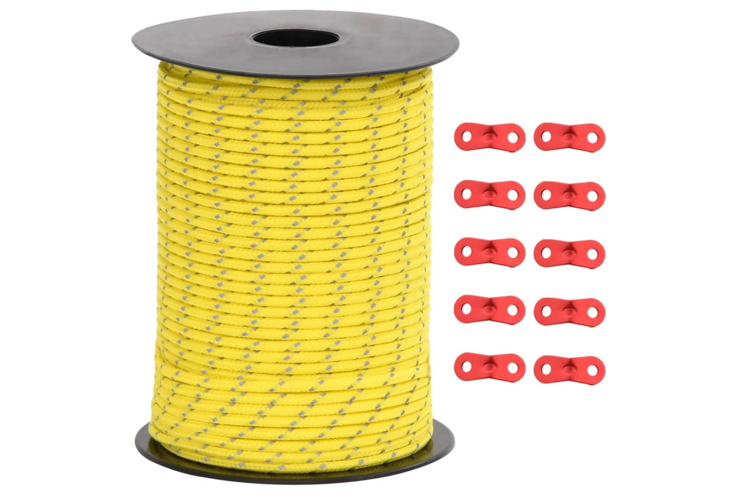 vidaXL 4008121 Tent Guy Rope With Reflective Strips And Spanners 50 M 3mm-2