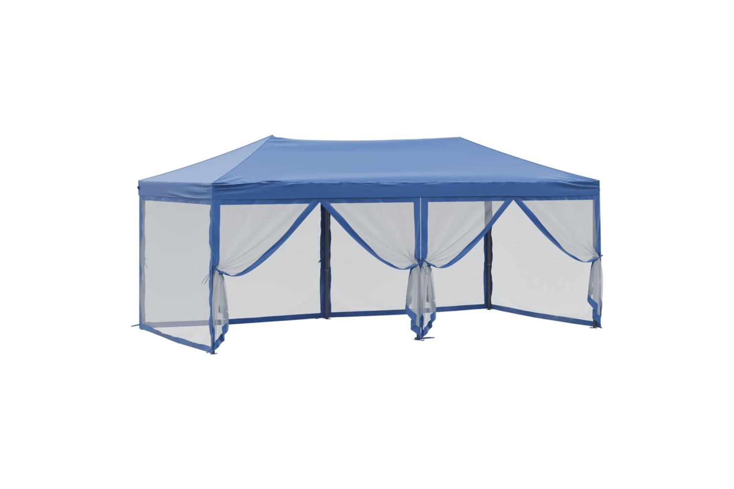 Vidaxl Folding Party Tent With Sidewalls Blue 3x6 M-5