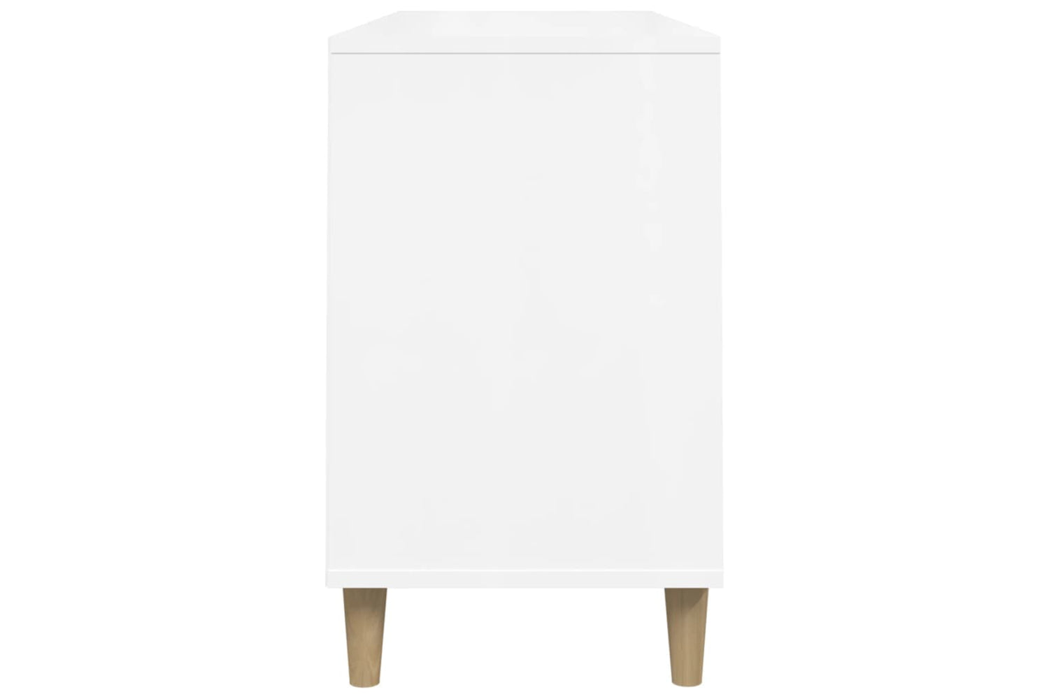 vidaXL 819742 Shoe Cabinet High Gloss White 102x36x60cm Engineered Wood-5