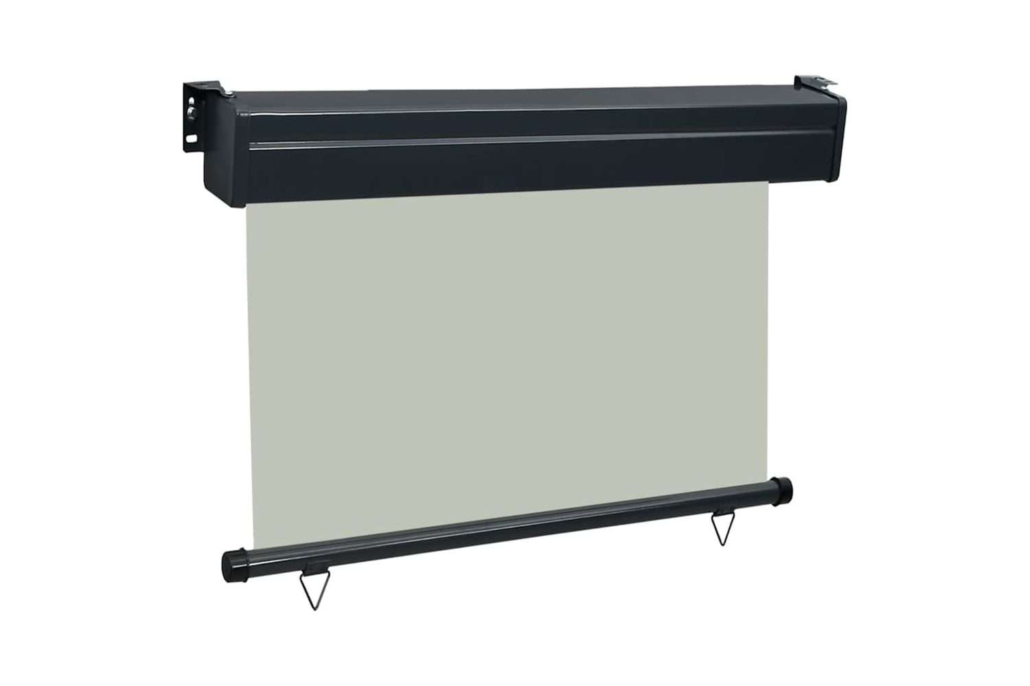 vidaXL Balcony Side Awning 85x250cm Grey-3