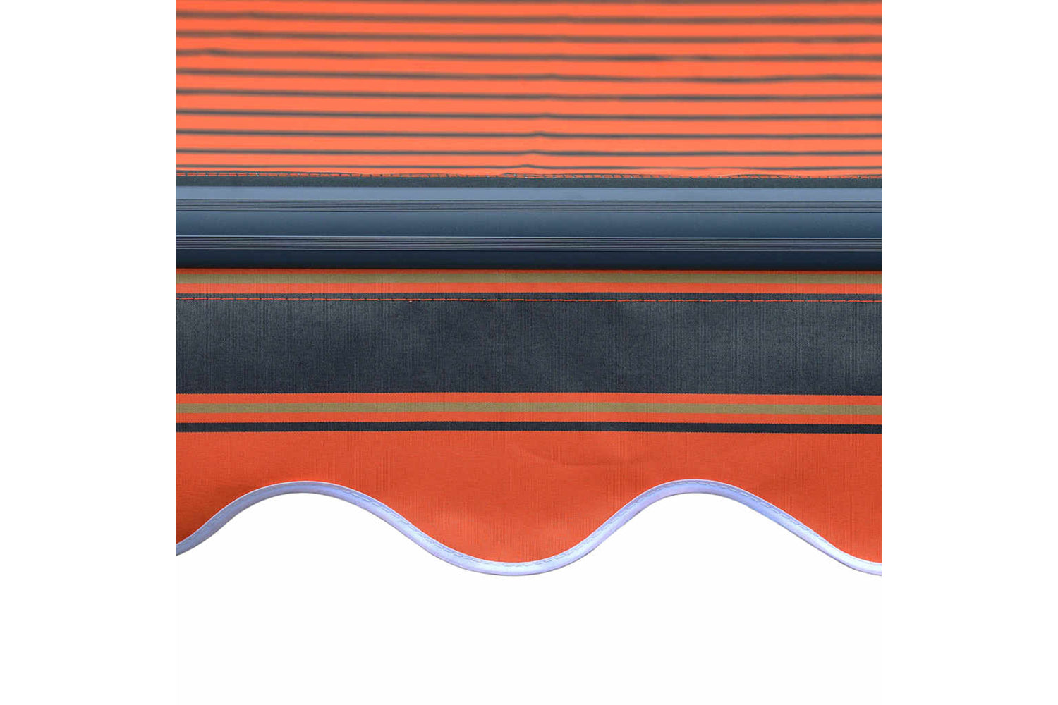 Vidaxl Manual Retractable Awning With Led 300x250 Cm Orange And Brown-7