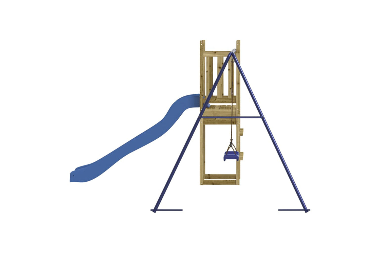 Vidaxl 3155956 Playhouse With Slide Swing Impregnated Wood Pine-5