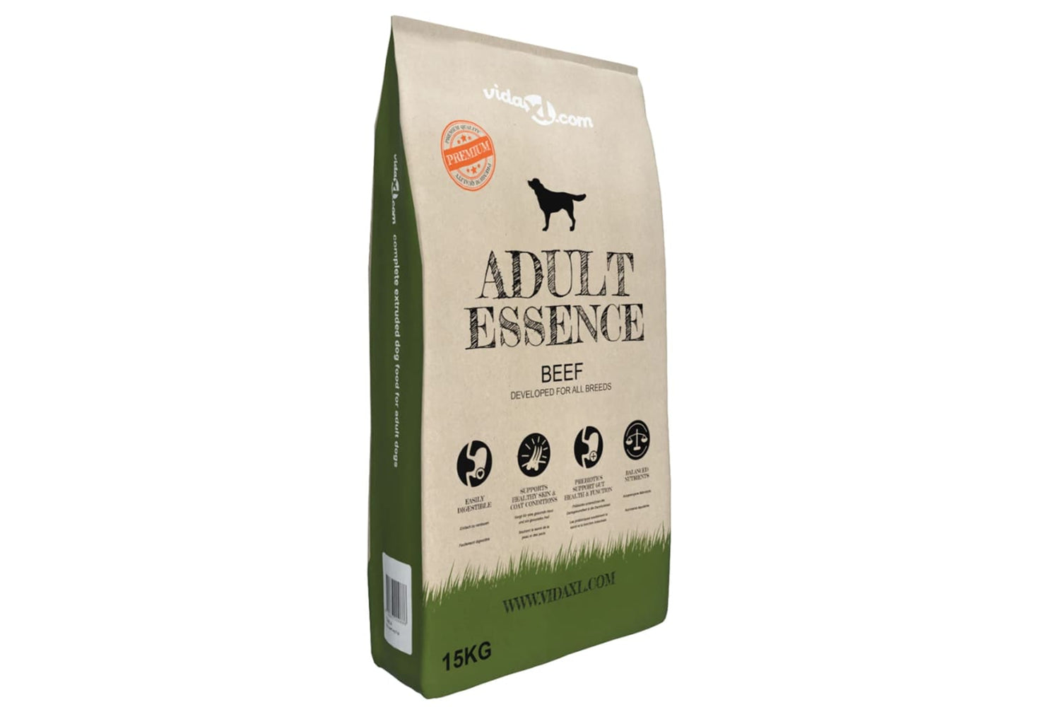 Vidaxl 275191 Premium Dry Dog Food Adult Essence Beef 2 Pcs 30 Kg-3