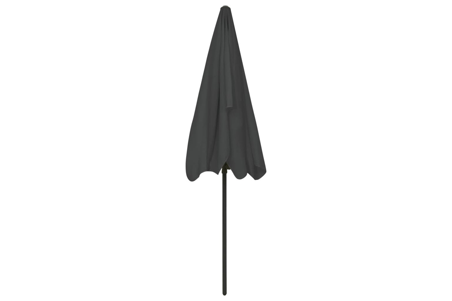 vidaXL 314729 Beach Umbrella Anthracite 200x125cm-5