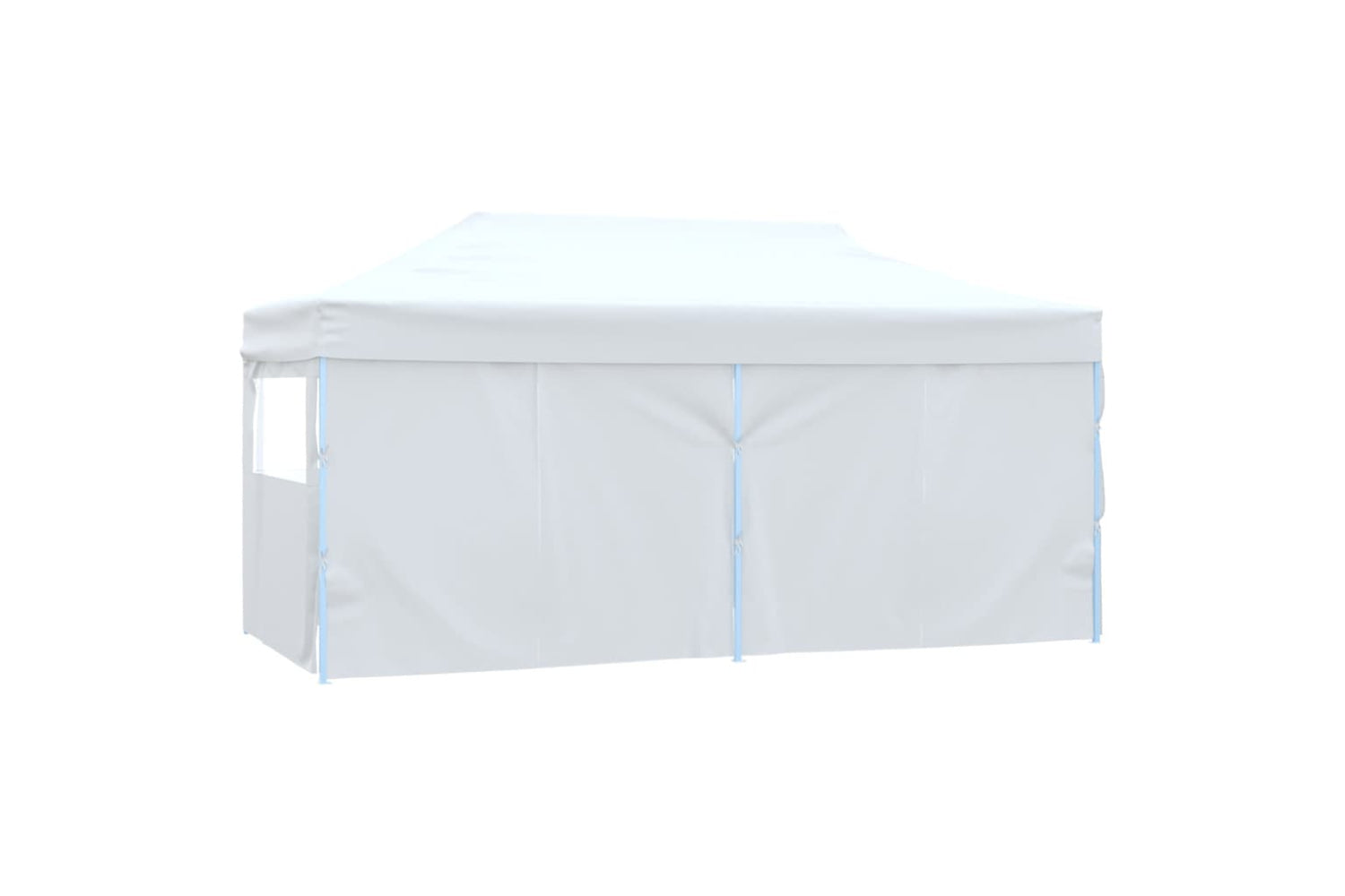 Vidaxl Professional Folding Party Tent With 4 Sidewalls 3x6 M Steel White-4