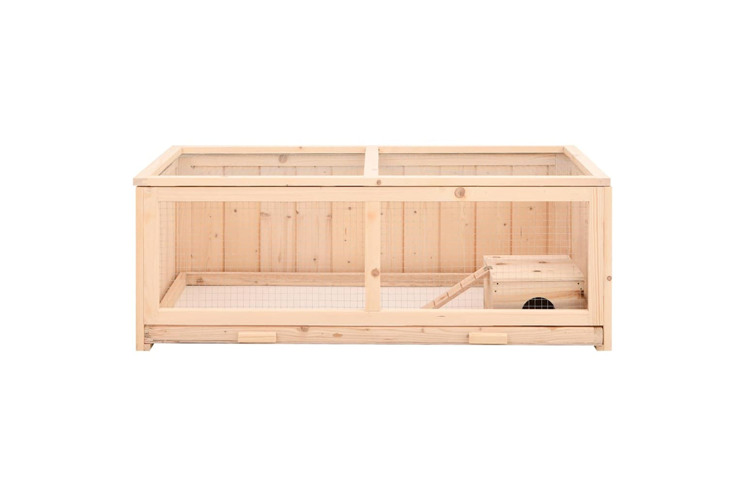 vidaXL 172383 Hamster Cage 104x52x38cm Solid Wood Fir-4