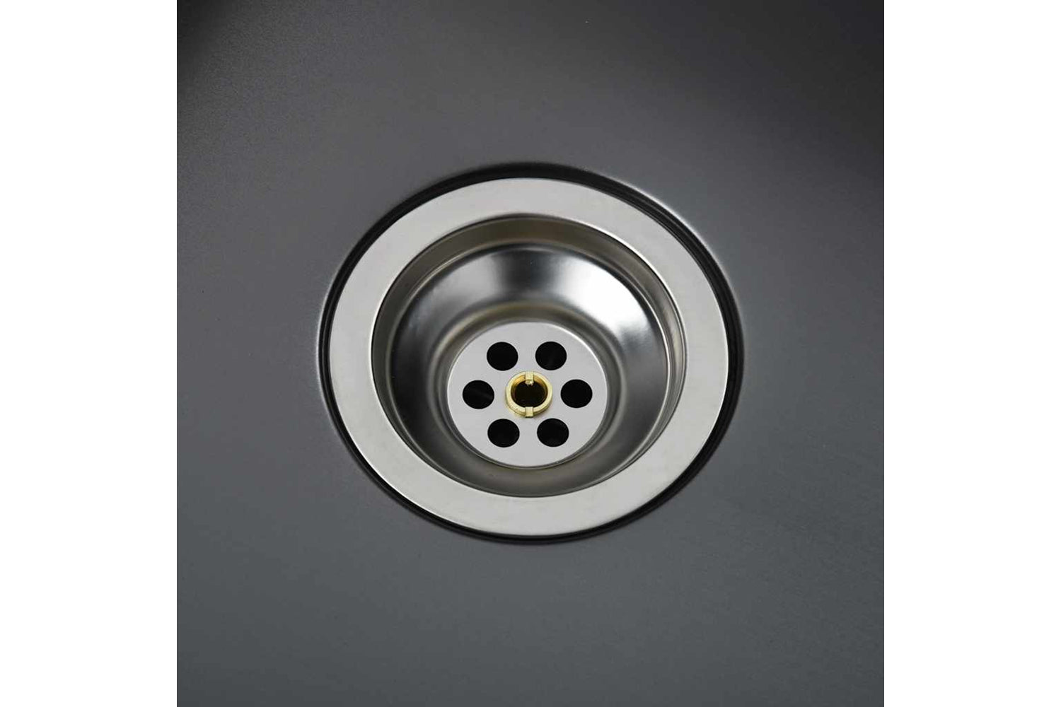 Vidaxl 51525 Handmade Kitchen Sink Black Stainless Steel-8