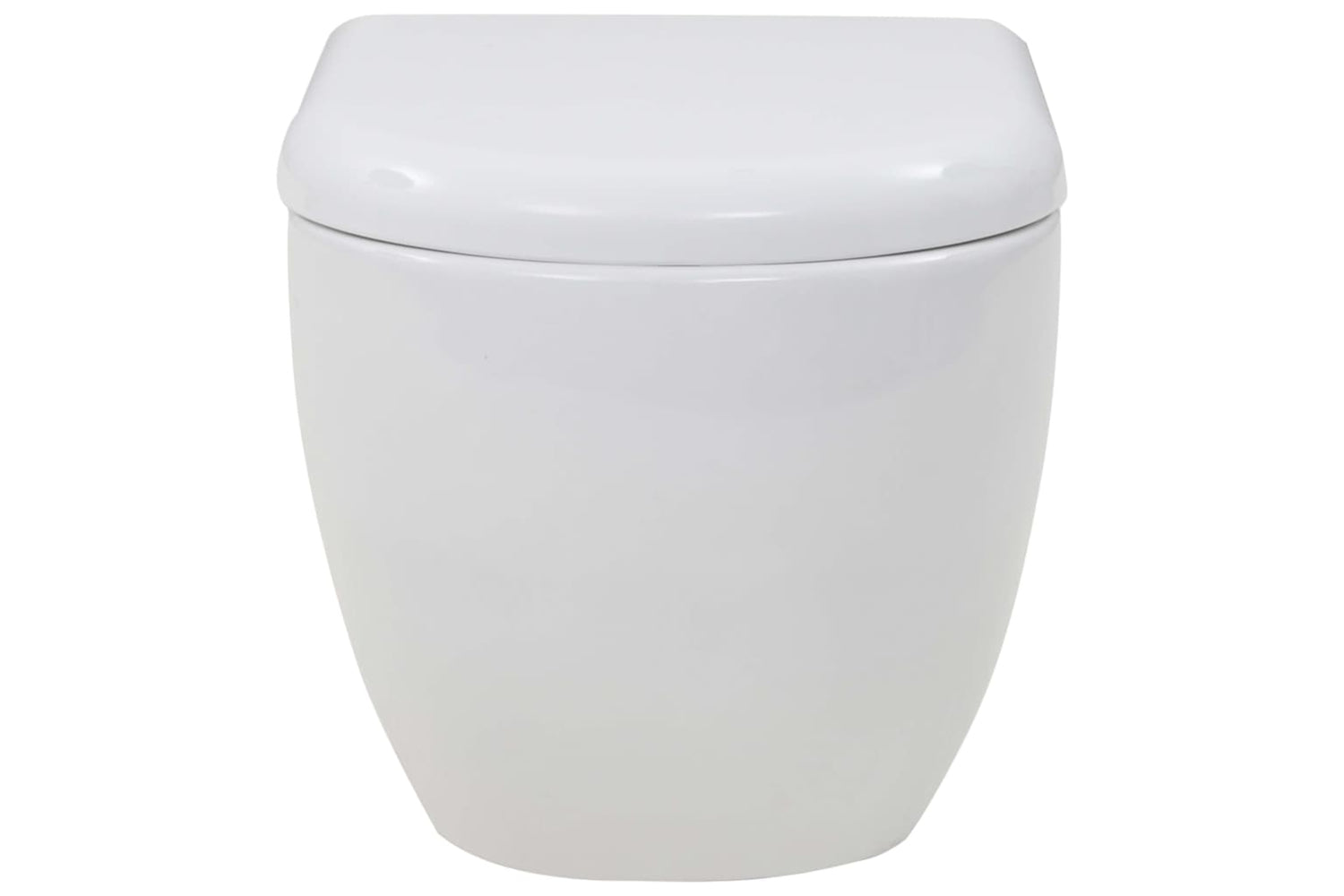 Vidaxl 3082092 Wall-hung Toilet With Concealed High Cistern Ceramic-9