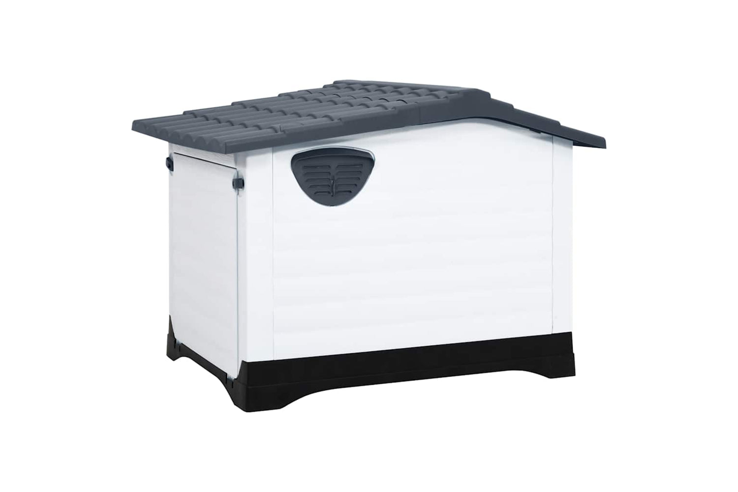 vidaXL 152230 Dog House Grey 90.5x68x66cm Polypropylene-4