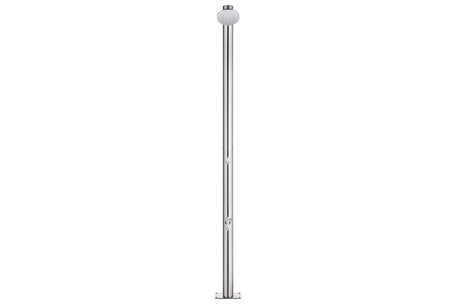 vidaXL 315940 Garden Shower 215cm Stainless Steel-3