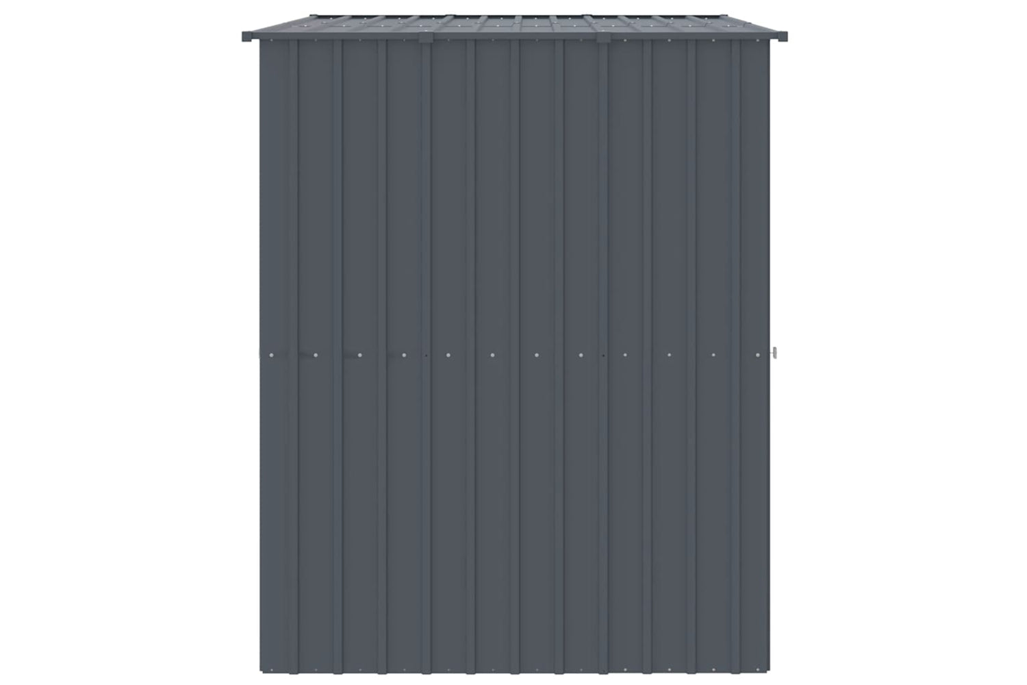 vidaXL 172371 Dog House With Roof Anthracite 214x153x181cm Galvanised Steel-3