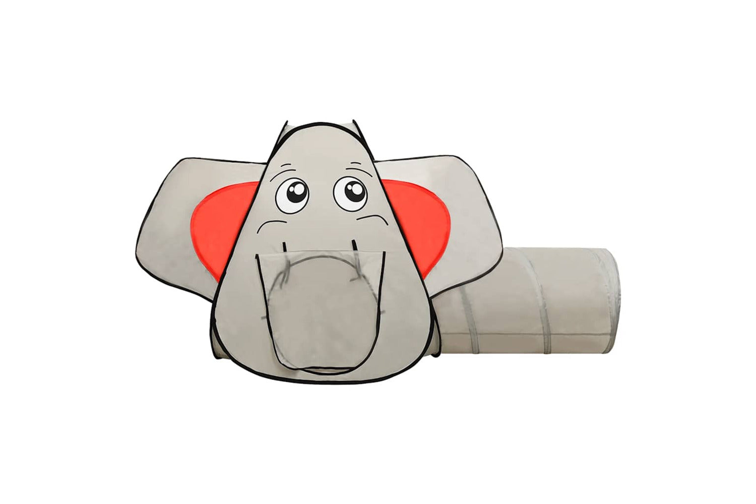 Vidaxl Elephant Children Play Tent Grey 174x86x101 Cm-4