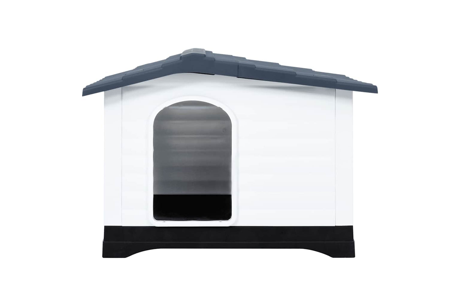 vidaXL 152230 Dog House Grey 90.5x68x66cm Polypropylene-2