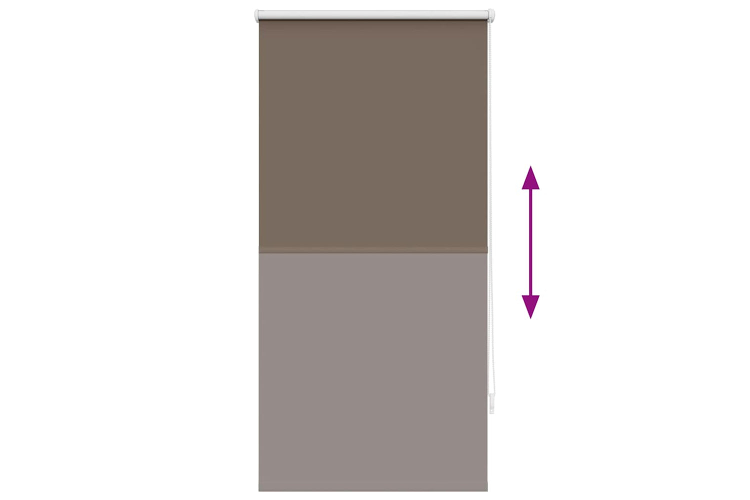 Vidaxl Roller Blind Blackout 60 X 120 Cm Coffee-8