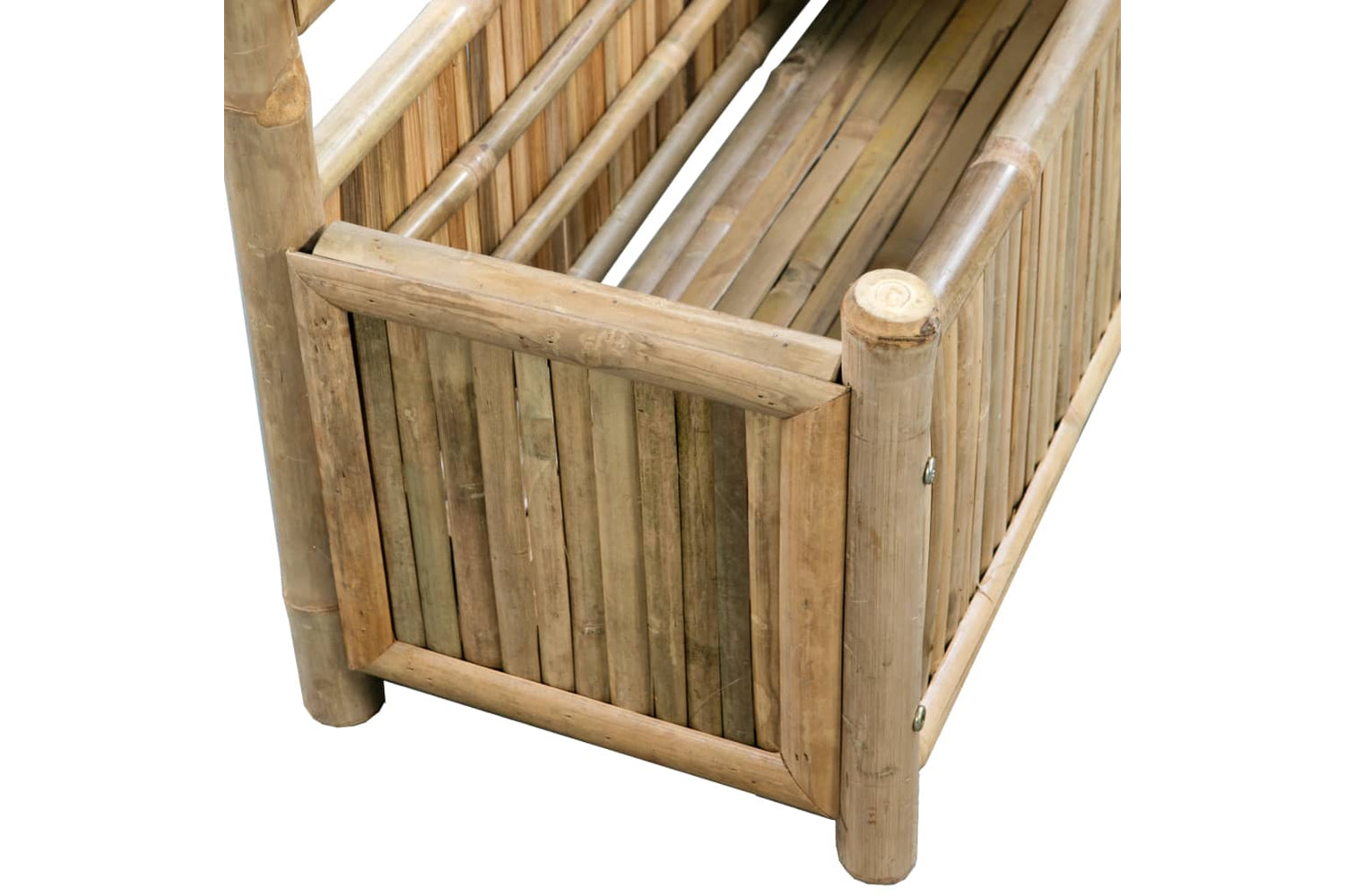 vidaXL 43714 Garden Raised Bed With Trellis Bamboo 70cm-4